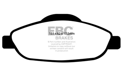 EBC Yellowstuff Front Brake Pads - DP41978R