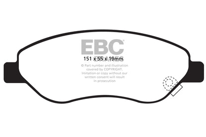 EBC Greenstuff Front Brake Pads - DP21981