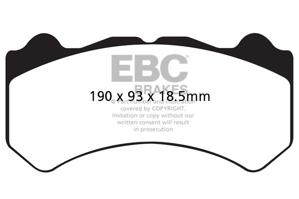 EBC Yellowstuff Front Brake Pads - DP41983R