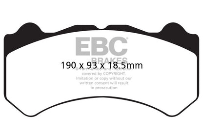 EBC Yellowstuff Front Brake Pads - DP41983R