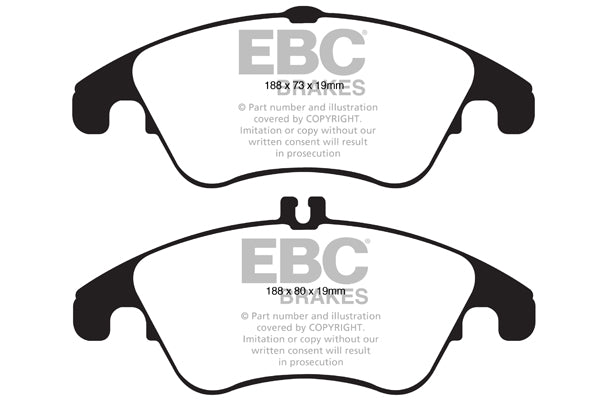 EBC Yellowstuff Front Brake Pads - DP41991R