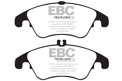 EBC Yellowstuff Front Brake Pads - DP41991R