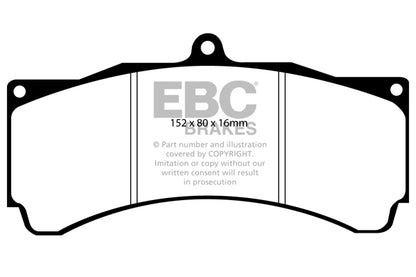 EBC Yellowstuff Front Brake Pads - DP4032R