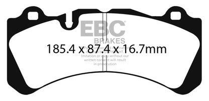 EBC Yellowstuff Front Brake Pads - DP4071R