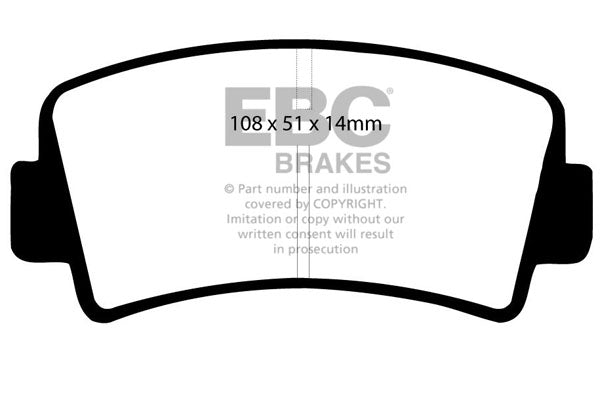 EBC Ultimax Front Brake Pads - DP207