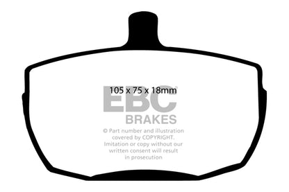 EBC Yellowstuff Front Brake Pads - DP4241R