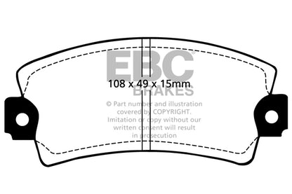 EBC Greenstuff Front Brake Pads - DP2317