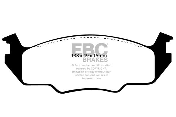 EBC Greenstuff Front Brake Pads - DP2366