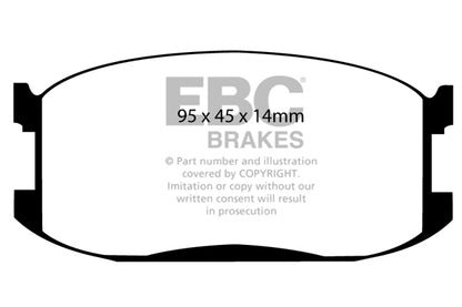 EBC Ultimax Front Brake Pads - DP387