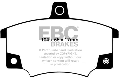 EBC Greenstuff Front Brake Pads - DP2420/2