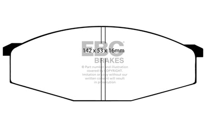 EBC Greenstuff Front Brake Pads - DP6445