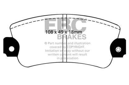 EBC Greenstuff Front Brake Pads - DP2485