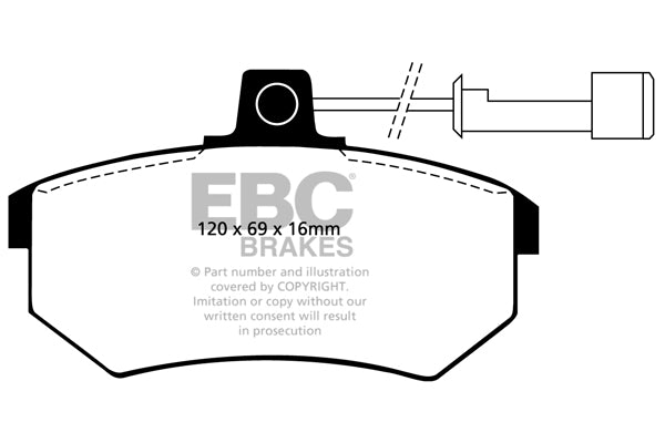 EBC Ultimax Front Brake Pads - DP486/2
