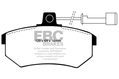 EBC Ultimax Front Brake Pads - DP486/2