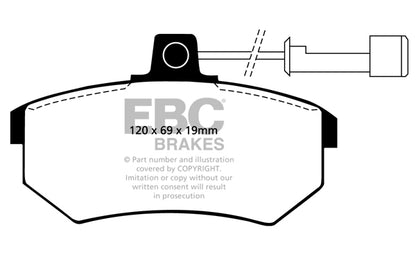 EBC Yellowstuff Front Brake Pads - DP4486R