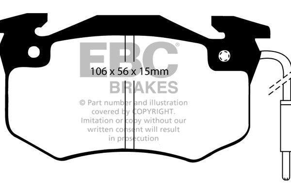 EBC Ultimax Front Brake Pads - DP489/2