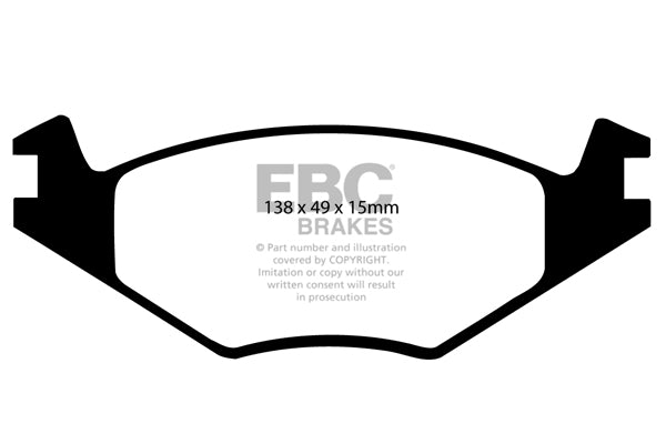 EBC Greenstuff Front Brake Pads - DP2517