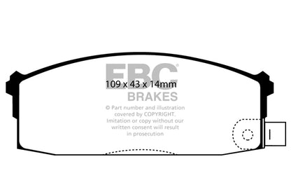 EBC Ultimax Front Brake Pads - DP526