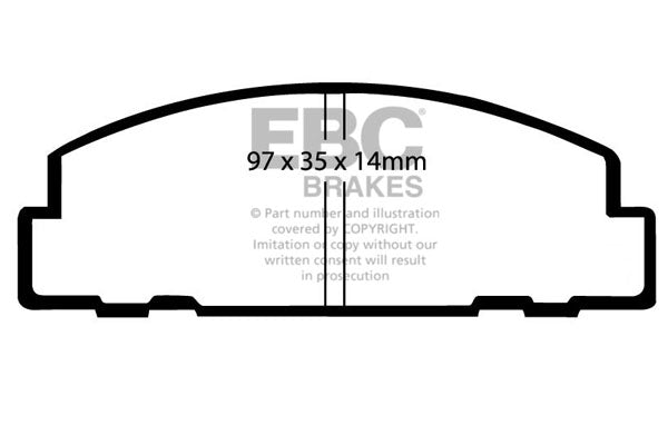 EBC Ultimax Front Brake Pads - DP542