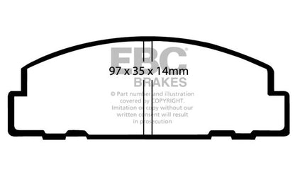 EBC Ultimax Front Brake Pads - DP542