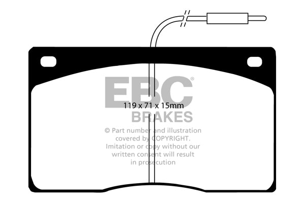 EBC Ultimax Front Brake Pads - DP581
