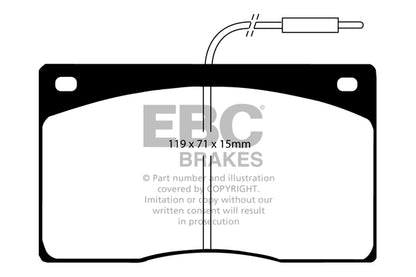 EBC Ultimax Front Brake Pads - DP581