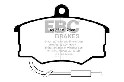 EBC Ultimax Front Brake Pads - DP616