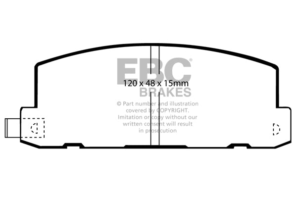 EBC Ultimax Front Brake Pads - DP649