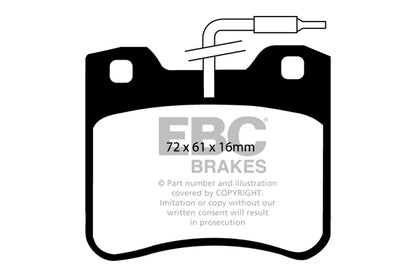 EBC Greenstuff Front Brake Pads - DP2656