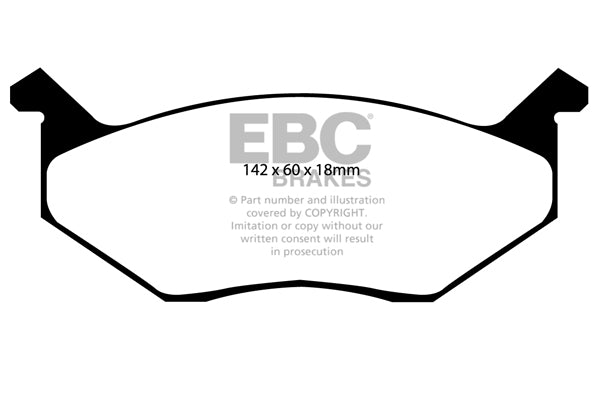 EBC Ultimax Front Brake Pads - DP678