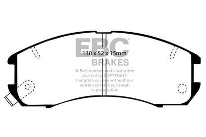 EBC Greenstuff Front Brake Pads - DP2705