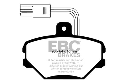 EBC Ultimax Front Brake Pads - DP718/2