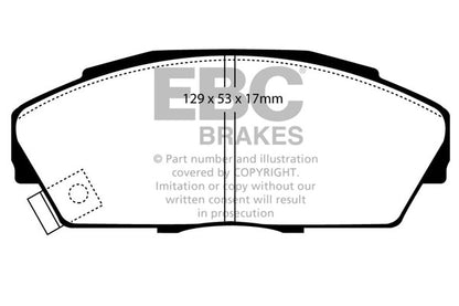 EBC Greenstuff Front Brake Pads - DP2719/2