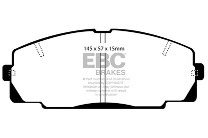 EBC Yellowstuff Front Brake Pads - DP4722R