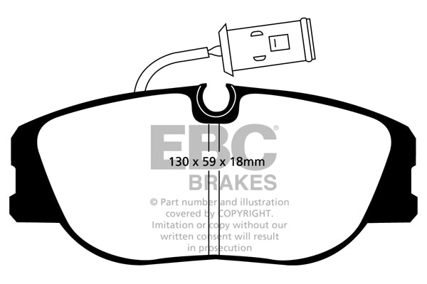 EBC Greenstuff Front Brake Pads - DP2733/3