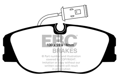 EBC Greenstuff Front Brake Pads - DP2733/3