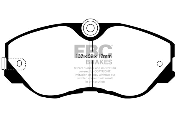 EBC Greenstuff Front Brake Pads - DP2736