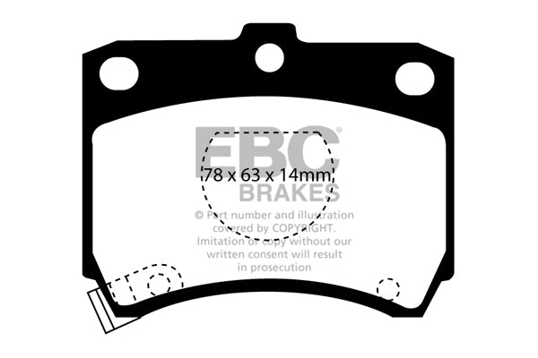 EBC Ultimax Front Brake Pads - DP737
