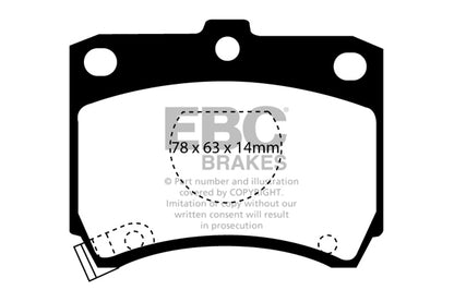 EBC Ultimax Front Brake Pads - DP737