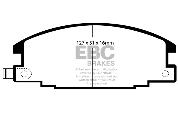 EBC Greenstuff Front Brake Pads - DP6746