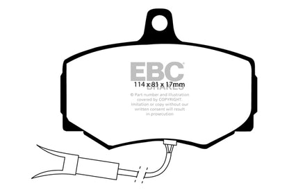EBC Redstuff Front Brake Pads - DP3756/2C