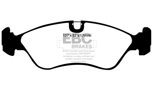 EBC Yellowstuff Front Brake Pads - DP4760R