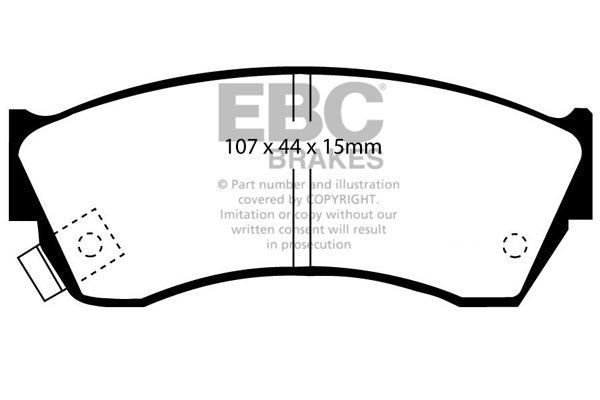 EBC Greenstuff Front Brake Pads - DP2762