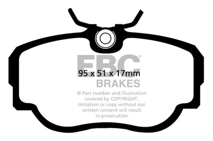 EBC Greenstuff Front Brake Pads - DP2779