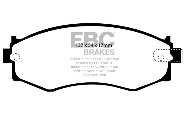EBC Ultimax Front Brake Pads - DP792