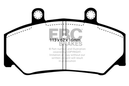 EBC Yellowstuff Front Brake Pads - DP4800R