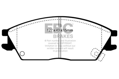 EBC Greenstuff Front Brake Pads - DP2803