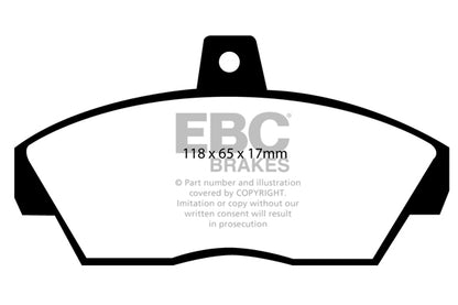 EBC Greenstuff Front Brake Pads - DP2810