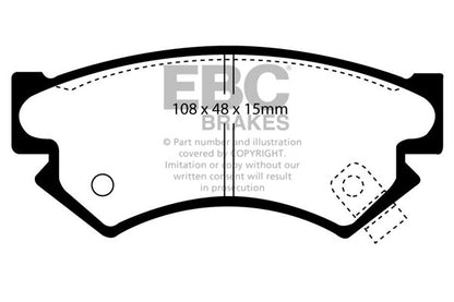 EBC Ultimax Front Brake Pads - DP822