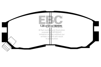 EBC Greenstuff Front Brake Pads - DP2830